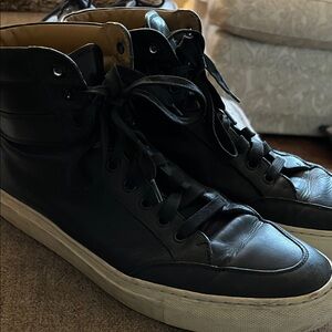 KOIO leather hightop sneakers, US 10.5 EUR 44 black